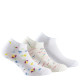 Lot de 3 paires d'invisibles assorties en coton