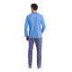 Pyjama long en pur coton jersey QUILLE