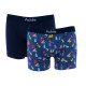 Pack de 2 boxers en coton bio motifs Quilles