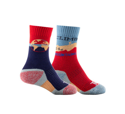 Lot de 2 paires de chaussettes en coton WORLD EXPLORER