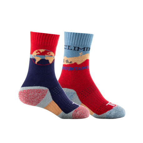 Lot de 2 paires de chaussettes en coton WORLD EXPLORER