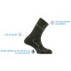 Mi-chaussettes La Double® Authentic en polyester