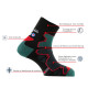 Chaussettes courtes La Double® Trek en microfibre Dryarn