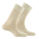 Lot de 2 paires de chaussettes jersey fil d'écosse MADE IN FRANCE