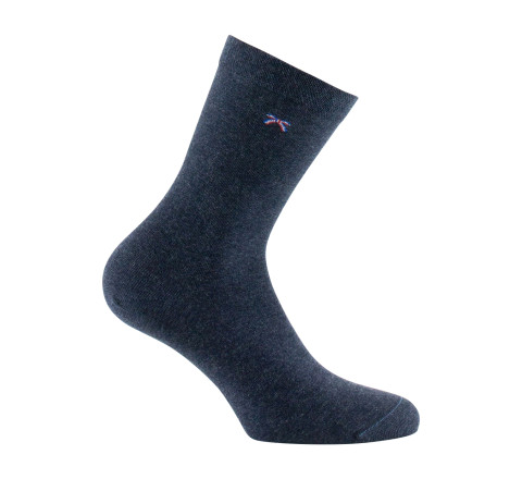 Mi-chaussettes en coton noeud tricolore MADE IN FRANCE