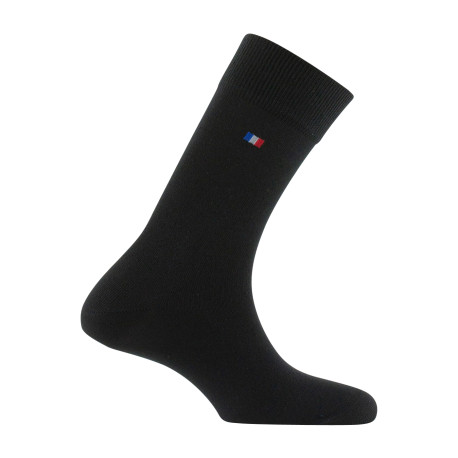 Mi-chaussettes polyester et laine drapeau MADE IN FRANCE