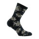 Lot de 3 paires de mi-chaussettes motifs Flowers