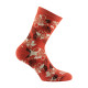 Lot de 3 paires de mi-chaussettes motifs Flowers