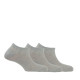 Lot de 3 paires d'invisibles unies en Polyester