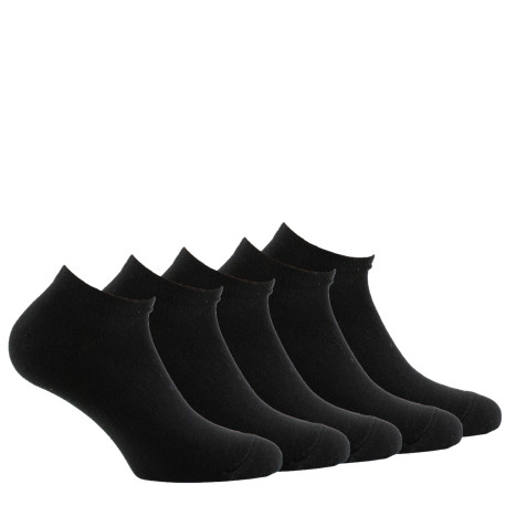 Lot de 5 paires d'invisibles femme en polyester