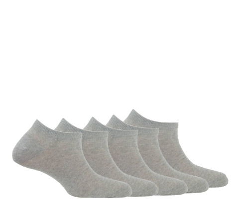 Lot de 5 paires d'invisibles homme en polyester