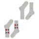 Pack de 2 paires de chaussettes en coton