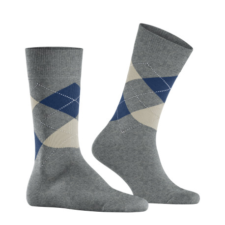 Chaussettes intarsia King en coton biologique