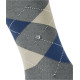 Chaussettes intarsia King en coton biologique