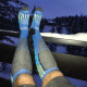 Mi bas chaussettes hautes de ski MADE IN FRANCE