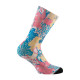 Mi-chaussettes en viscose motif floral