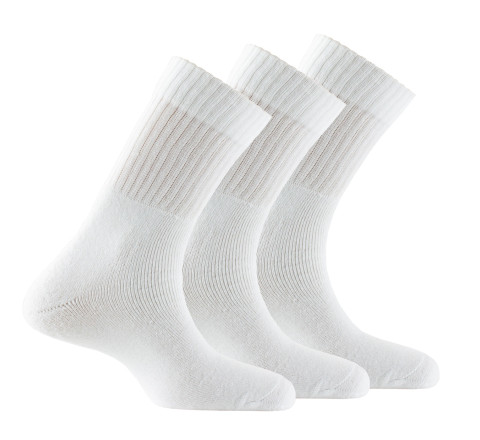 Lot de 3 paires chaussettes semelle bouclette en coton