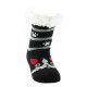 Chausson chaussette en acrylique motif Bouledogue