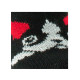Chausson chaussette en acrylique motif Bouledogue