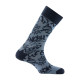 Mi-chaussettes en coton motif graff MADE IN FRANCE