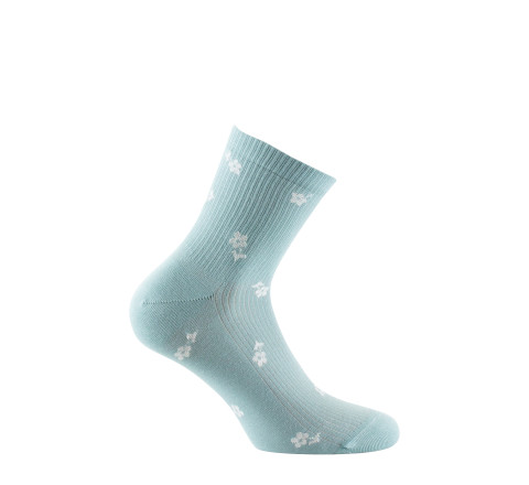Socquettes en coton motif All over floral MADE IN FRANCE