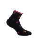 Socquettes en coton all over coeurs MADE IN FRANCE