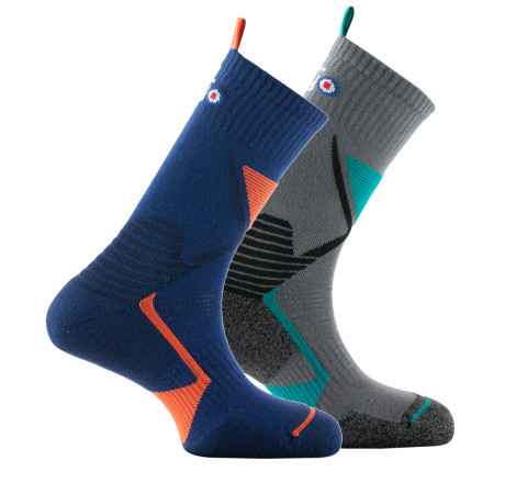 Lot de 2 paires de Mi-chaussettes Trek Snap Hook & Dry
