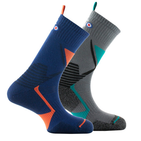 Lot de 2 paires de Mi-chaussettes Trek Snap Hook & Dry