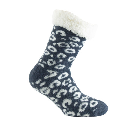 Chaussettes chausson cocooning intérieur et revers polaire