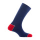 Lot de 2 paires de mi- chaussettes Al over chevrons plus unie MADE IN FRANCE