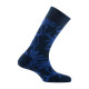 Lot de 2 paires de mi-chaussettes motif lianes et unie