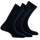 Lot de 3 paires de mi-chaussettes en coton assorties