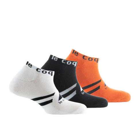 Lot de 3 paires invisibles à semelle boucette LE COQ SPORTIF