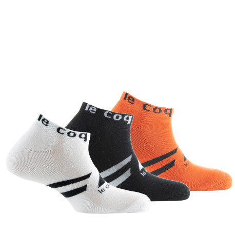 Lot de 3 paires invisibles à semelle boucette LE COQ SPORTIF