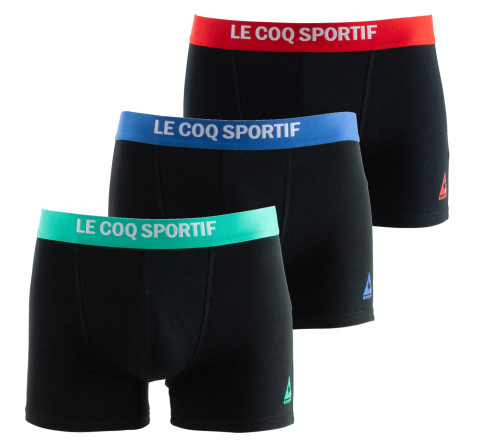Pack de 3 boxers Le Coq Sportif Coton Stretch