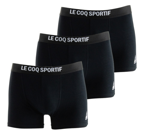 Lot de 3 boxers Le Coq Sportif Coton Stretch