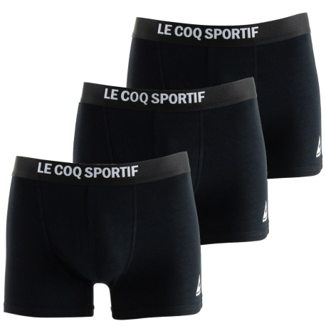 Lot de 3 boxers Le Coq Sportif Coton Stretch