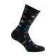 Lot de 3 paires de mi-chaussettes en coton motifs été