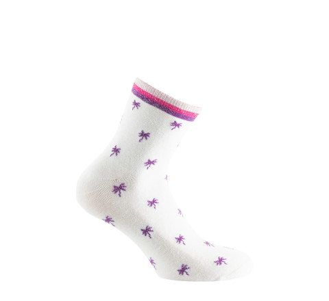 Socquettes fantaisie palmiers