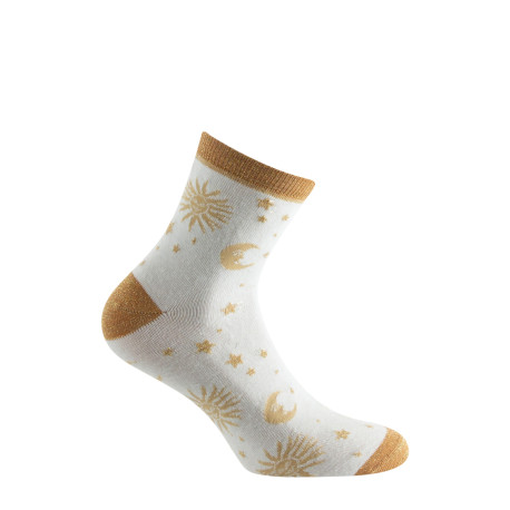 Socquette fantaisie lunaire
