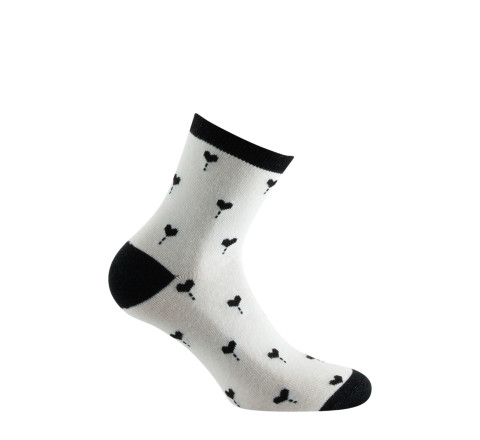 Socquette fantaisie petits coeurs