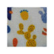 Socquette imprimée cactus en viscose de bambou
