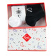 Coffret de 2 paires de socquettes en coton MADE IN FRANCE
