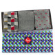 Coffret de 3 paires mi-chaussettes coton homme Made in France