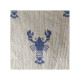 Mi-chaussette homme all over homards