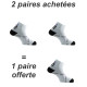 Lot de 3 paires de socquettes Run Experience
