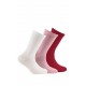 Pack 3 paires de chaussettes unies jersey