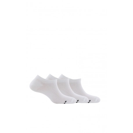 Chaussettes invisibles coton par 3