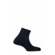 Chaussettes courtes unies en coton