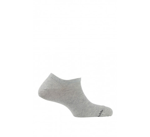 Chaussettes invisibles unies en coton